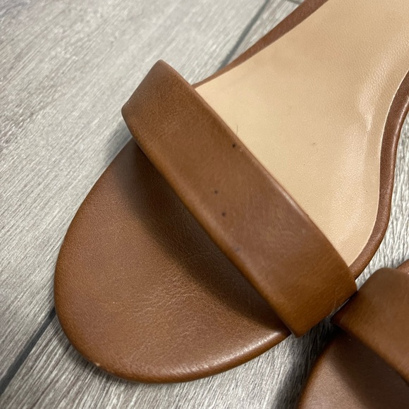 Brown heel sandals size 7.5 - Picture 3 of 5